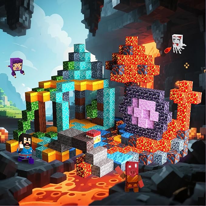 Magnetic Blocks 120PCS Magnetic Building Blocks for Kid 3+, Building Toys for Kid Boys Girls, STEM Sensory Gift for Birthday