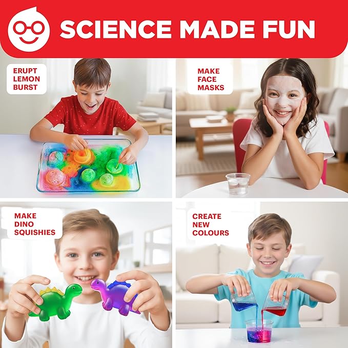 Doctor Jupiter My First Science Kit for Kids Ages 4-5-6-7-8 | Christmas, Birthday Gift Ideas for 4+ Year Old Boys & Girls | Toy Stem Kit with 50+ Experiments | Learning & Educational Projects