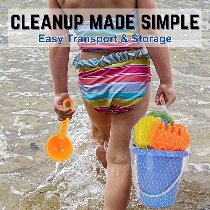 Liberty Imports 13 PCS Beach Sand Toys, Dinosaur Claw Hand Scoop Play Set with Bucket, Shovel Tools, Animal and Castle Sand Molds - Beach Sandbox Toys for Toddlers & Kids