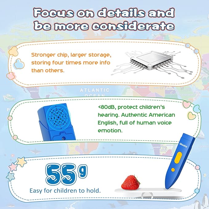 Bilingual Interactive for Kids Talking Dinosaur & Space Poster for Kids Learning and Educational Toys,Talking Educational Dinosaur Toy for Ages 3 to 12 Years Old,Space Theme Wall Decor for Preschool