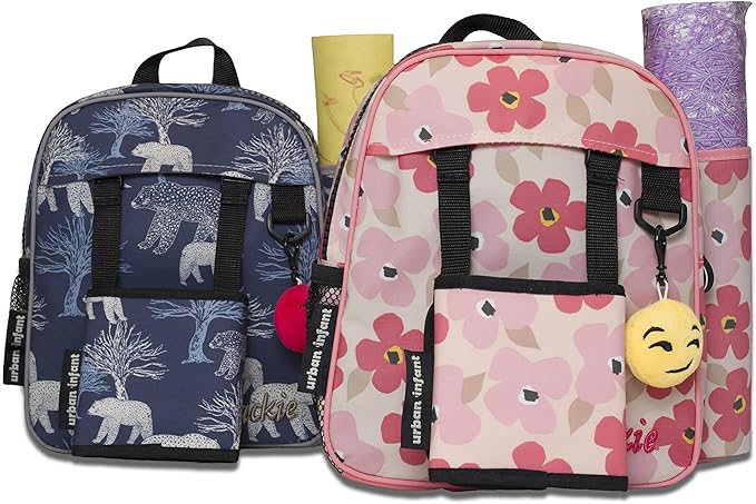 Urban Infant Kids Crayon Travel Case Carrier – Comes With Set of 10 Non-Toxic Crayons and Draw Booklet – Toddler Activity – Easy Wallet-Style Close and Clipping Handles - Planet