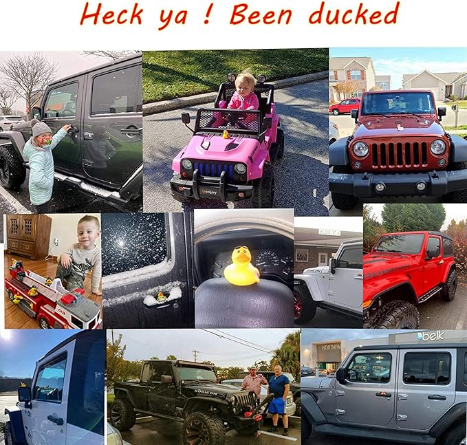 XY-WQ 200 Pack Rubber Duck for Jeeps Ducking - 2.3 Inch Bulk Floater Duck for Kids - Baby Bath Toy Assortment - Party Favors, Birthdays, Bath Time, and More (50 Varieties)