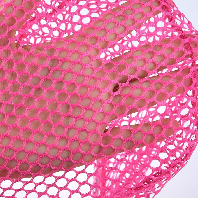 Coopay 4 Pieces Fishing Net Catching Bug Nets Fish Butterfly Nets Beach Toys for Kids Outdoor Playing (Blue, Rose Red)