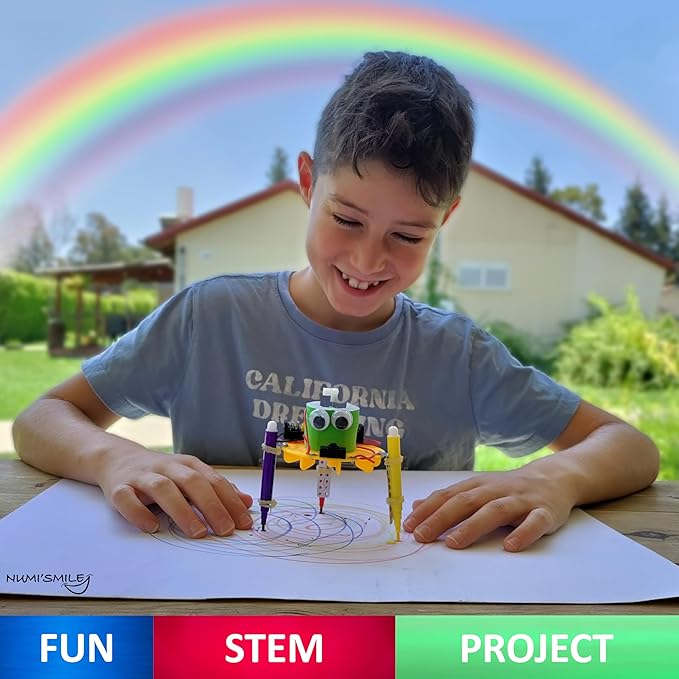 Make Your Own Space Night Light & DIY Robotic Kit, Arts and Crafts for Boys & Girls Ages 5 6 7 8 9 10 11 12 Years Old, Kids Crafts & STEM Projects, Best Birthday Present for Boys