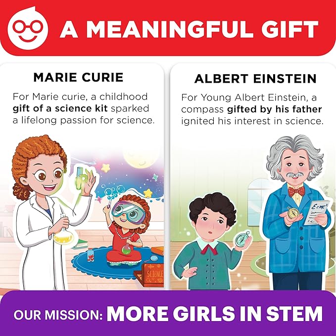 Doctor Jupiter Girls' Science Kit for Kids Ages 8-10-12-14 for 8,9,10+ Year Old Girls | Chemistry Set, STEM Toy Kit with 135+ Experiments | Learning & Educational Projects