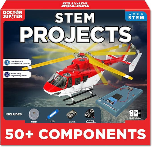 Doctor Jupiter STEM Projects Kit for Kids Ages 8+ | Learning & Educational Science Projects Kit, Crafts for Kids | Birthday Gift Ideas for 8-9-10-11-12 Year Old Boys & Girls