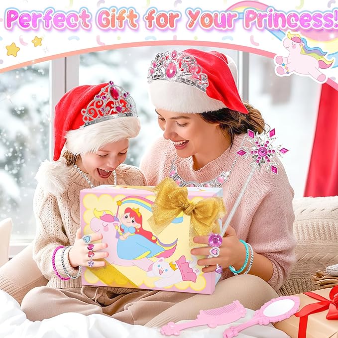 Tagitary Plush Toys Walking Cat Repeats What You Say,Stuffed Interactive Cat Talking Singing Toys with Princess Dress Up Accessories Jewelry Toys,Christmas Birthday Gift Party Favors for Kids