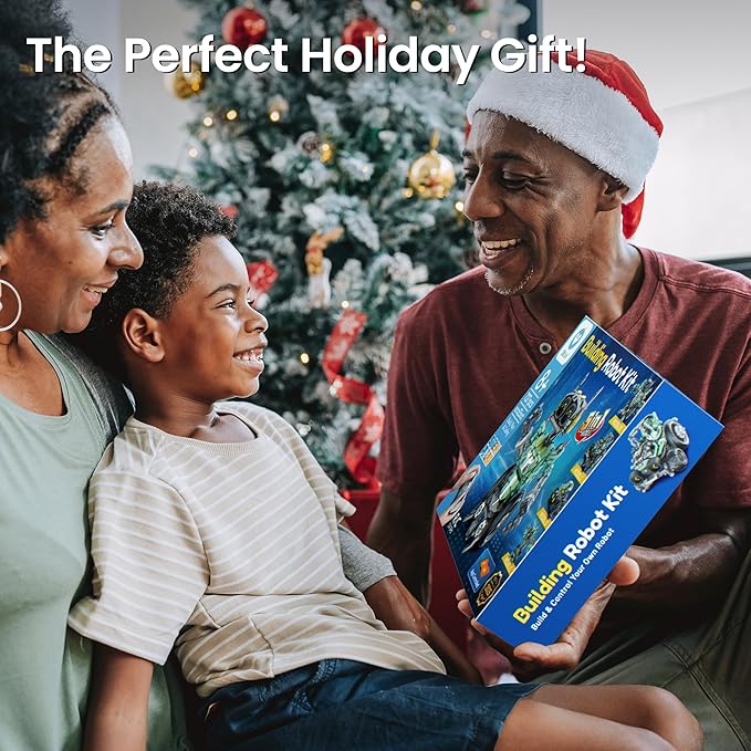 Sillbird Robot Car Building Kit with Remote Control for Boys Ages 8-14, Christmas STEM Coding Robotics Technic Toy Birthday Gifts for Kids, Buildable 5in1 Models with 727 Pieces