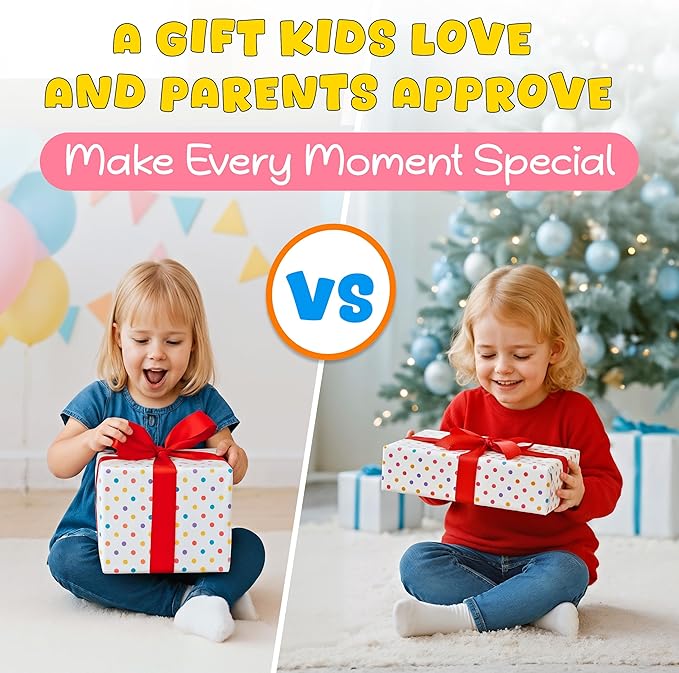 8-in-1 Busy Hands Fine Motor Skills Toys Kit for Toddler, Montessori Toys Set for 3+ Years Old, Learning & Education Toys, Color Shape Sorter, Stacking Toys, STEM, Wooden Toys