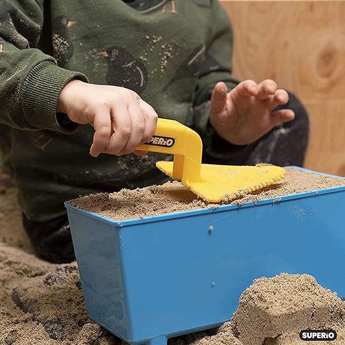 Superio Snow Brick Maker Igloo Fort Block Form Outdoor Winter Snow Toys Sand Castle Building Kit for Adults and Kids Sandbox, Beach, Sand Toys (Blue), 3 Pack