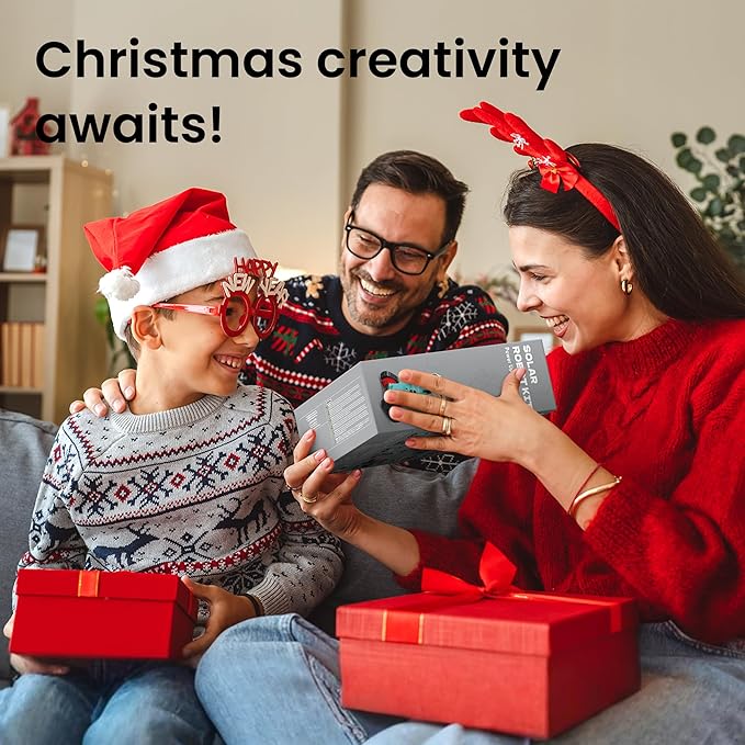 Sillbird Solar Robot Building Kit Christmas STEM Gift for Boys Aged 8-14, 21 in 1 DIY Science Educational Sets for Kids Teens Birthday, Solar or Battery Powered Robotic Set with 211 Pieces