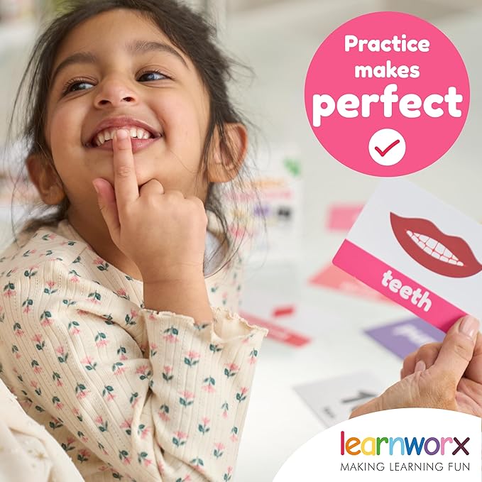 Toddler Learning Flash Cards | Kids Letter Number Alphabet Animal Color Words Flashcards | Large Cards Ideal for Preschool Kindergarden Pre K Educational | Flashcards 12 Months - 5 Years