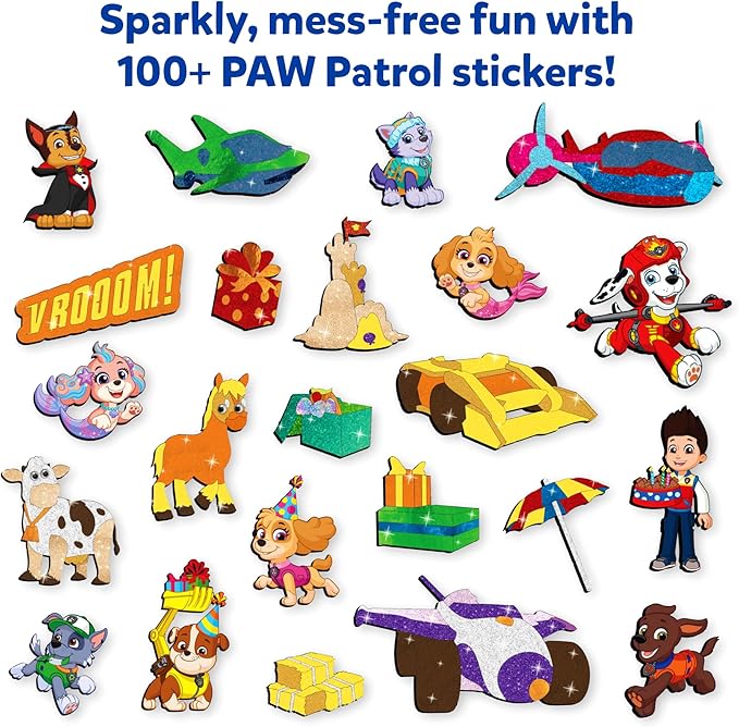 Skillmatics Foil Fun - PAW Patrol, Mess-Free Art & Craft Kits for Kids, DIY Creative Activity, Travel Toys, Christmas Gifts for Fans of Chase, Marshall, Skye, Girls, Boys, Ages 4, 5, 6, 7, 8 and Up