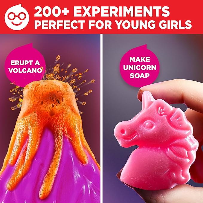 Doctor Jupiter Girls’ First Science Gift Set for Ages 4+ | Set of Girls' First Science Kit & Amazing Science Kit |Birthday Gift Ideas for 4-5-6-7-8 Year Olds |STEM Learning & Education Toys