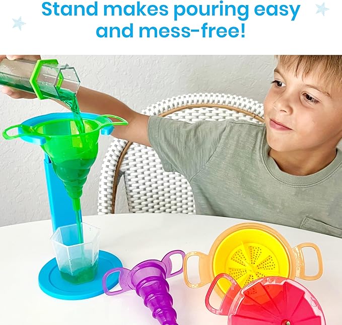 hand2mind Starter Science Funnels, Science Lab Equipment, Sifting Toys, Sand Sifter, Water Table Toys, Sensory Play Toys, Educational Science Kits, Kids Chemistry Set, Science Supplies for Classroom