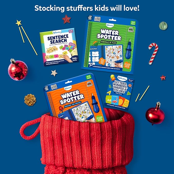 Skillmatics Thick Flash Cards for Toddlers - Letters, Numbers, Shapes & Colors, Learning Aids, Christmas Stocking Stuffers, Montessori Toys, Preschool Activities, Gifts for Kids Ages 1, 2, 3, 4 Years