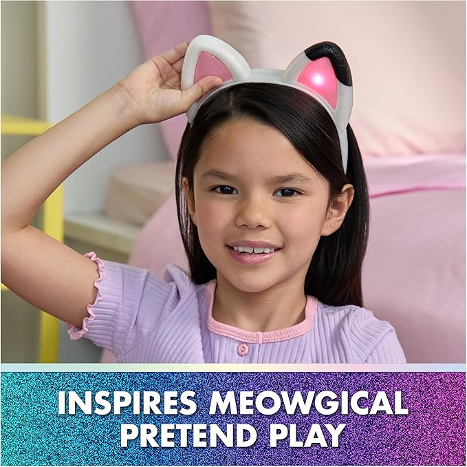 DREAMWORKS GABBY'S DOLLHOUSE The Movie, Meow-Mazing Interactive Ears, Headband with Lights, Sounds & 3 Modes of Play, Kids Toys for Girls & Boys Ages 3 and Up