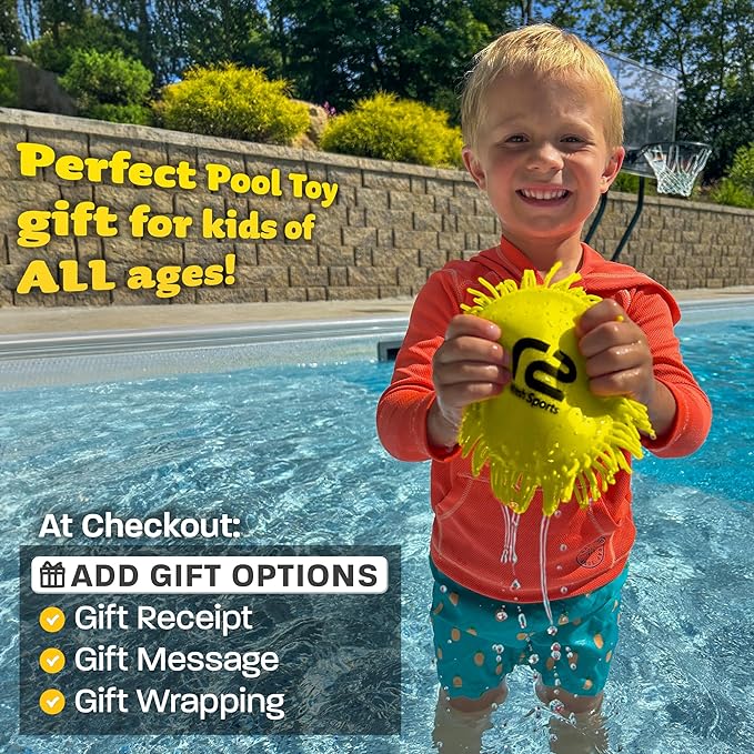 Water Spraying Flying Disc – Ultimate Pool Toy for Kids, Tweens & Teens! Soft & Safe for Splashy Summer Fun – Soaked Disc Flies Through the Air – Perfect for Pool Parties, Ages 6 7 8 9 10 11 12+