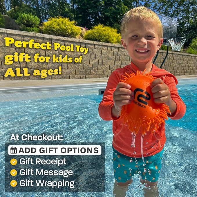 Water Flying Discs for Kids: Soft Sports Disc 2 Pack - Soaks The Target On Impact - Best Swimming Pool Toys & Beach Water Toys - Fun Toy Outdoor Games - Birthday Gifts for Boys & Girls All Ages