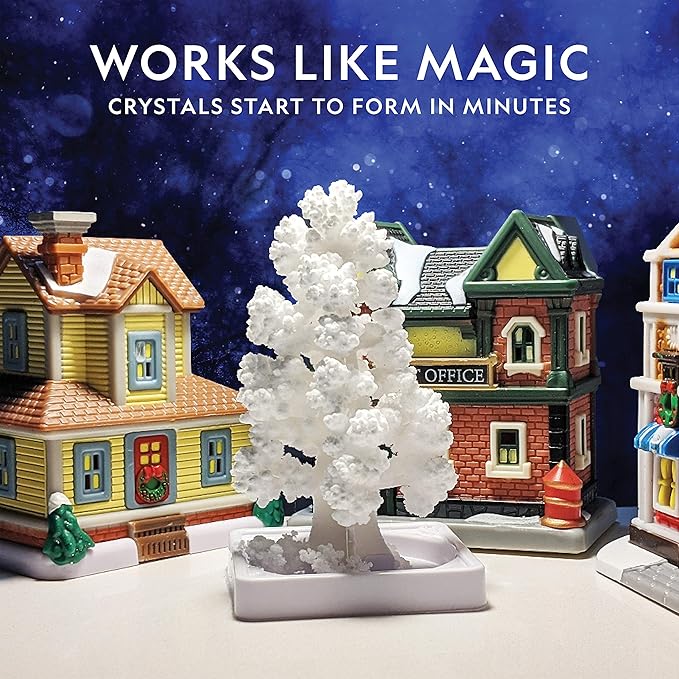 National Geographic Craft Kits for Kids - Crystal Growing Kit - Grow a Crystal Garden in Just 6 Hours, Educational Craft Includes Art Project, Geode, STEM Arts and Crafts for Girls (Amazon Exclusive)