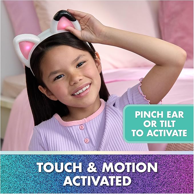 DREAMWORKS GABBY'S DOLLHOUSE The Movie, Meow-Mazing Interactive Ears, Headband with Lights, Sounds & 3 Modes of Play, Kids Toys for Girls & Boys Ages 3 and Up