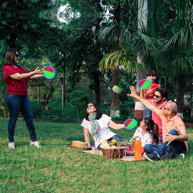 Ayeboovi Kids Toys Toss and Catch Ball Set with 6 Paddles 3 Balls Outdoor Games for Kids Beach Pool Yard Games Toys for 3-12 Years Old Boys Girls Kids Adults Family Birthday Gift Stocking Stuffers