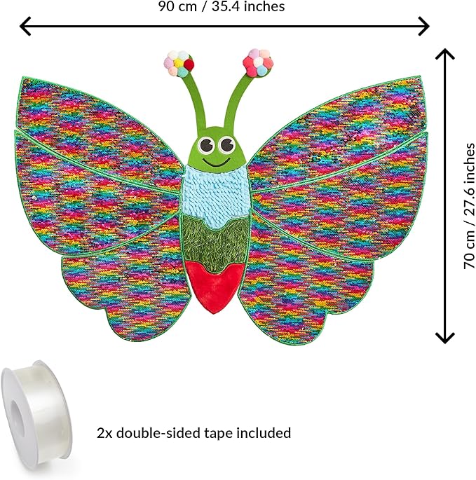 ODOXIA Sensory Wall Panel | Sequin Busy Board for Sensory Room and Daycare | Montessori Toys and Activity | Autism Mats and Squares for Toddlers and Kids