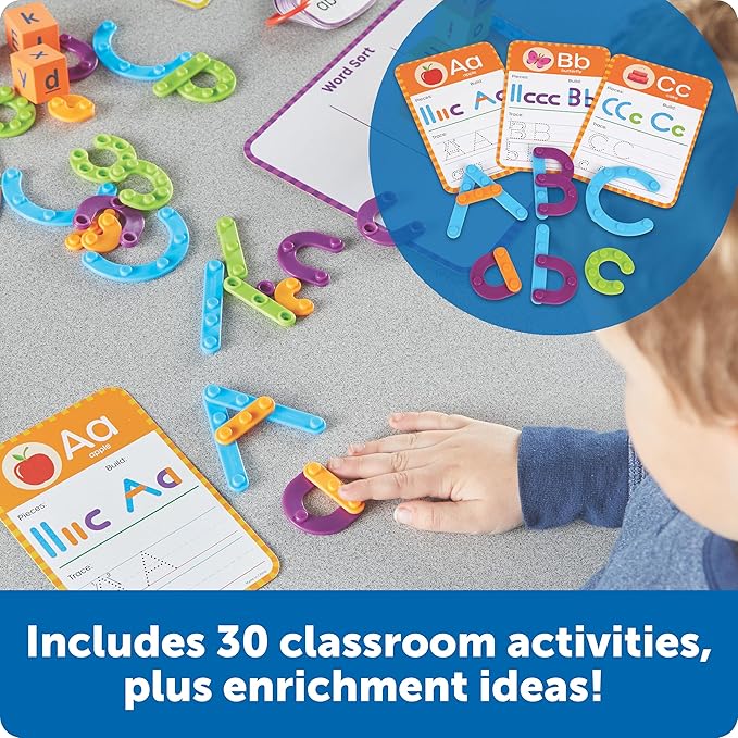 Learning Resources Skill Builders Kindergarten Reading Small Group Kit, Learn to Read Flash Cards, Phonics Preschool Activities, School Supplies, Classroom Must Haves, Montessori Toys