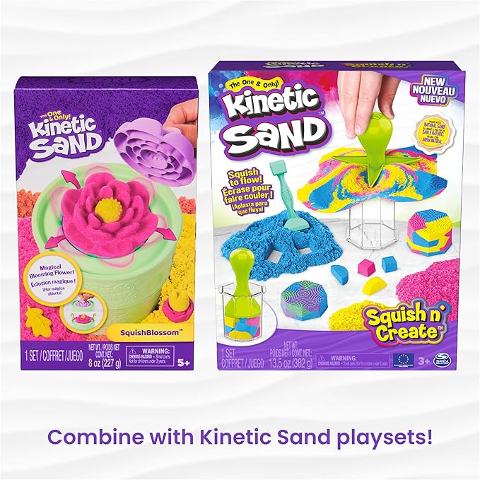 Kinetic Sand, 11lb (5kg) Natural Brown Play Sand for Arts and Crafts, Sandbox, Amazon Exclusive (Packaging May Vary), Sensory Toys, Holiday Gifts & Stocking Stuffers for Kids Ages 3 and up
