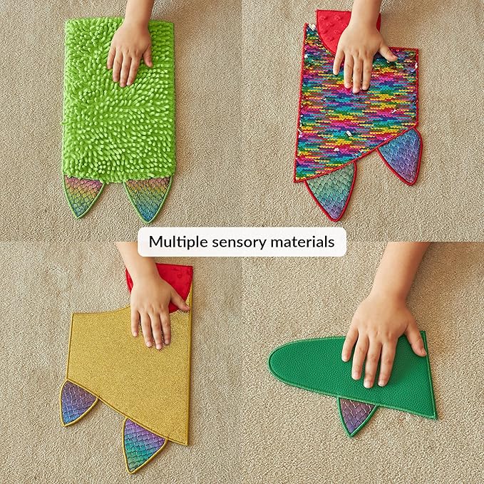 ODOXIA Sensory Wall Panel | Sequin Busy Board for Sensory Room and Daycare | Montessori Toys and Activity | Autism Mats and Squares for Toddlers and Kids